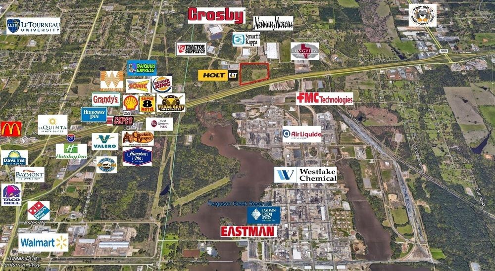 Childress Property: Interstate 20 and Neiman Marcus Blvd, Longview, TX 75602